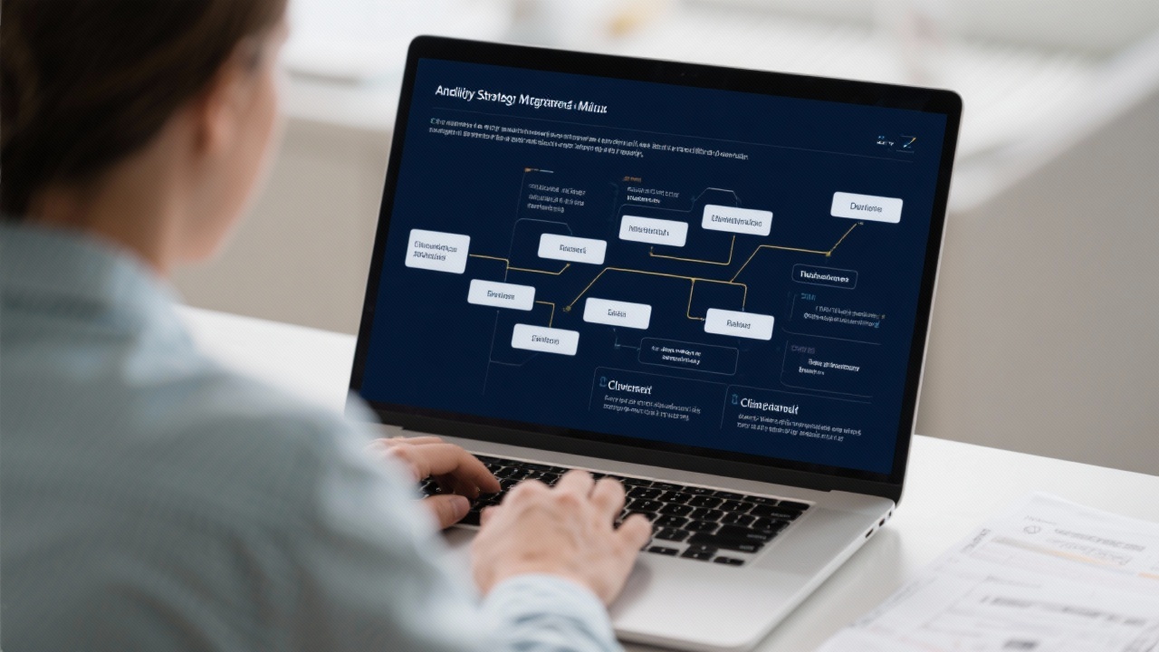 Close up view of a modern laptop showing interactive BI dashboards with Hungarian market sales metrics and commentary